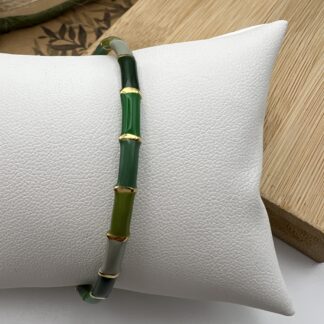 Bracelet jonc Indra vert