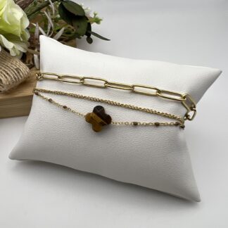 Bracelet Tyla marron