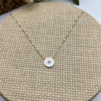 Collier Ilana blanc