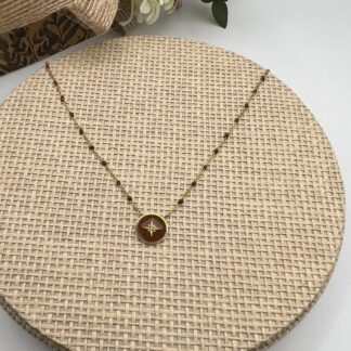 Collier Ilana marron