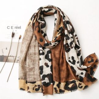 Foulard Bengale marron