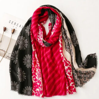 Foulard Floréal Rose