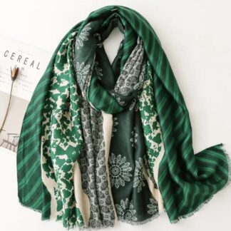 Foulard Floréal Vert