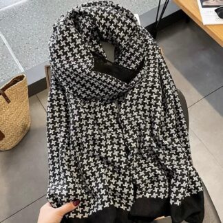 Foulard Vichy noir