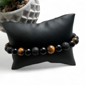 Bracelet lave marron