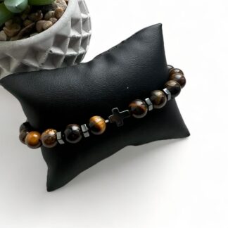 Bracelet pierre marron