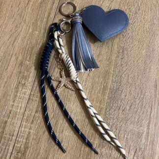 Bijou de sac / Porte-clés cœur