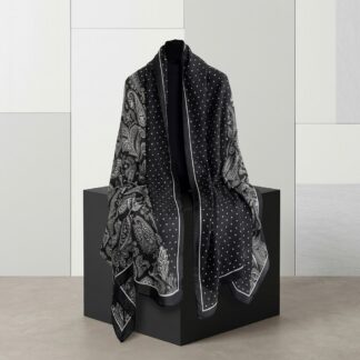 Foulard points blancs